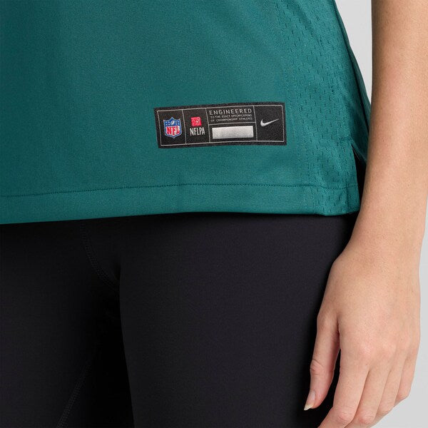 Charley Hughlett Philadelphia Eagles Nike Women's Team Game Jersey - Midnight Green - Image 10