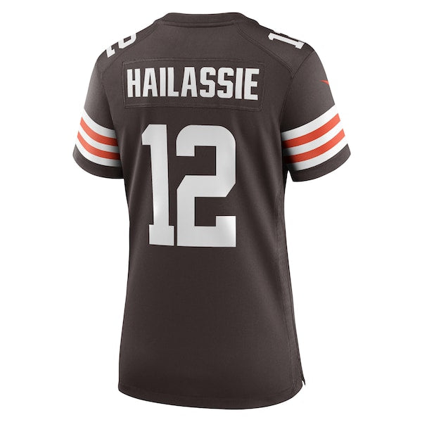 Kahlef Hailassie Cleveland Browns Nike Women's Team Game Jersey - Brown - Image 3