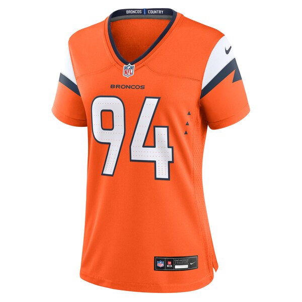 Jordan Jackson Denver Broncos Nike Women's Team Game Jersey - Orange - Image 3