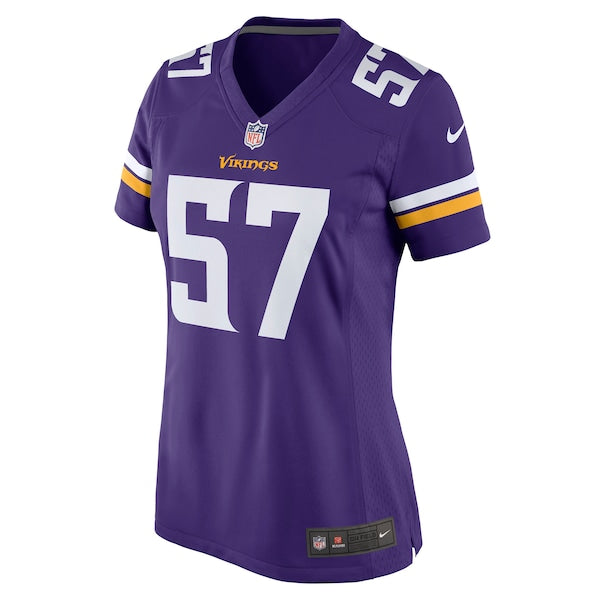Ryan Connelly Minnesota Vikings Nike Women's Game Jersey - Purple - Image 2