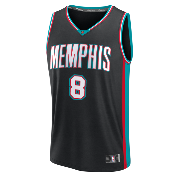 Jaren Jackson Jr. Memphis Grizzlies Fastbreak Jersey - Classic Edition - Black - Image 2