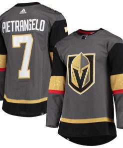 Alex Pietrangelo Vegas Golden Knights adidas Alternate Primegreen Authentic Player Jersey - Gray