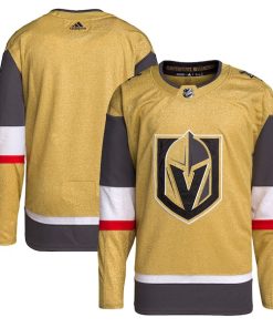 Vegas Golden Knights adidas Home Primegreen Authentic Jersey - Gold