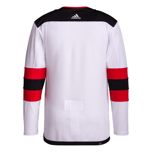 New Jersey Devils adidas Away Primegreen Authentic Jersey?ยจC White - Image 3