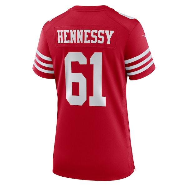 Matt Hennessy San Francisco 49ers Nike Women's Team Game Jersey - Scarlet - Image 3