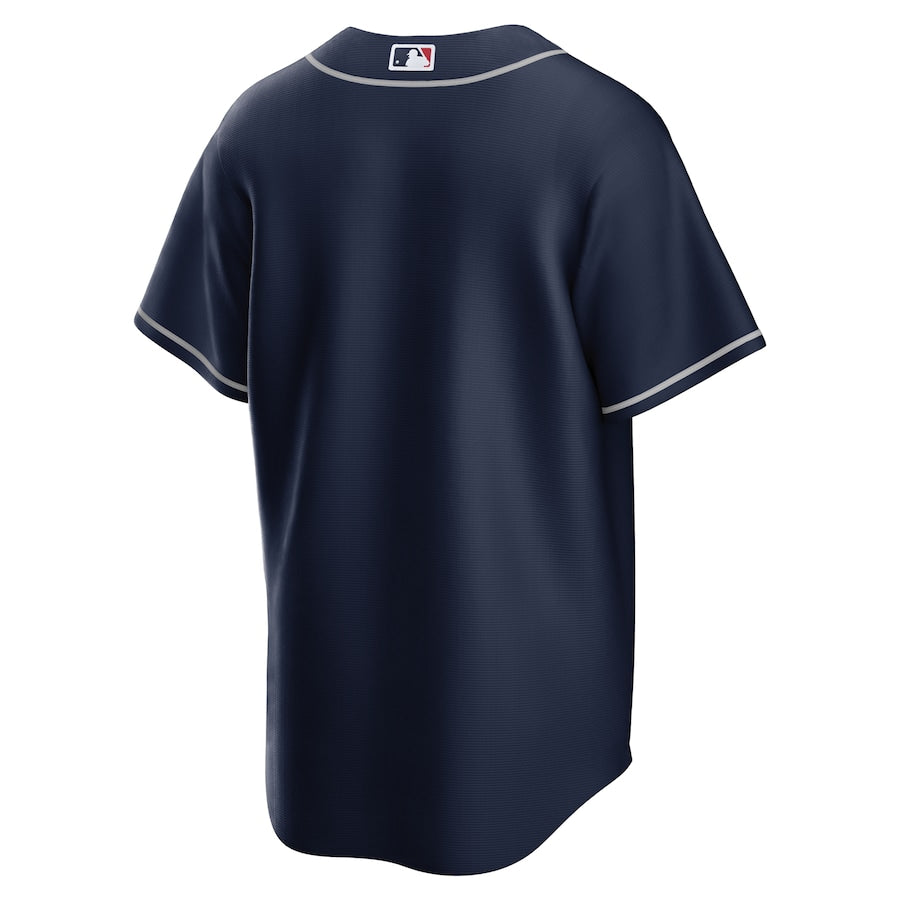 Atlanta Braves Nike Alternate Replica Team Jersey - Navy - Image 3