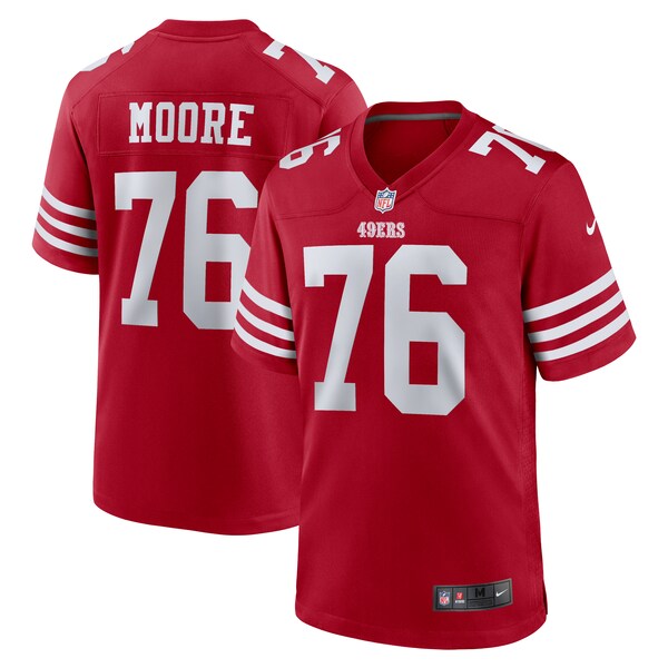 Jaylon Moore San Francisco 49ers Nike Game Jersey - Scarlet - Image 2