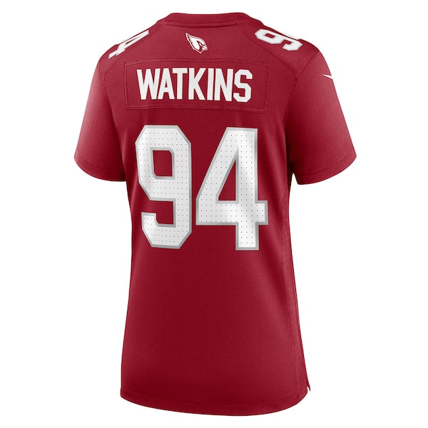 Carlos Watkins Arizona Cardinals Nike Women's Game Player Jersey - Cardinal - Image 4