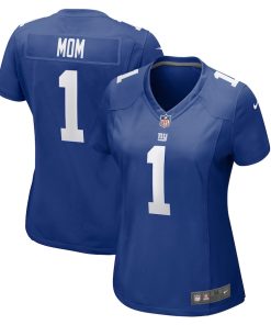 Number 1 Mom New York Giants Nike Women's Game Jersey - Royal