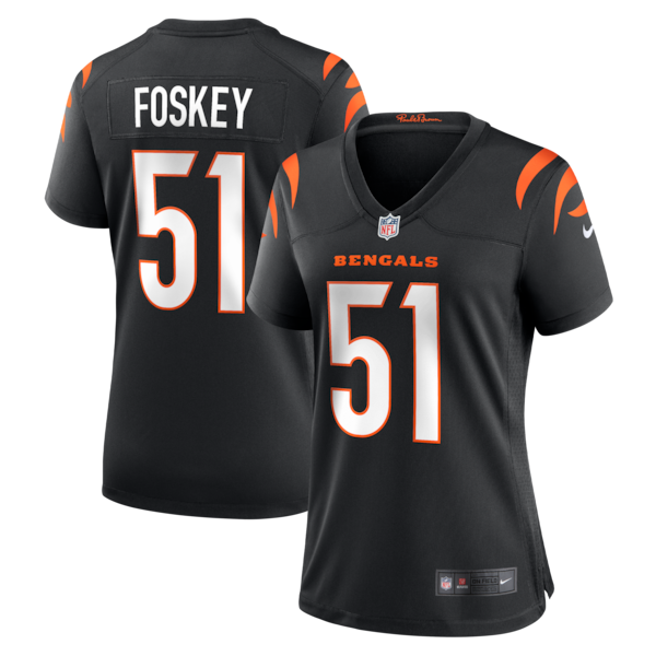 Isaiah Foskey Cincinnati Bengals Nike Women's Team Game Jersey - Black