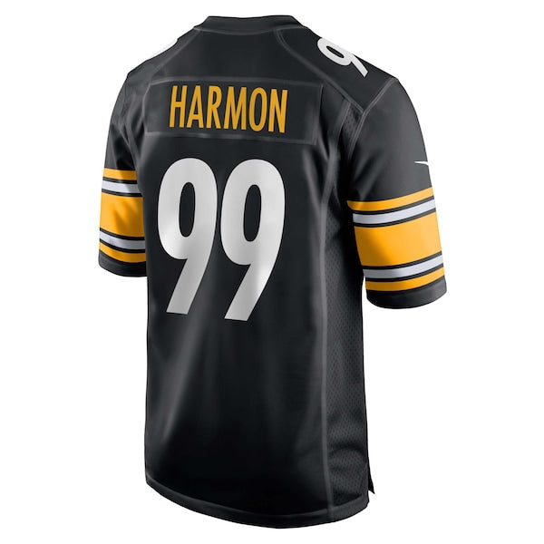 Derrick Harmon Pittsburgh Steelers Nike 2025 NFL Draft First Round Pick Game Jersey - Black - Image 3
