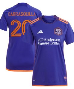 Adalberto Carrasquilla Houston Dynamo FC adidas Women's 2024 Still Holdin' Replica Player Jersey?¨C Purple