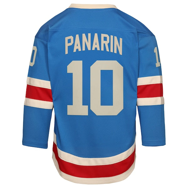 Artemi Panarin New York Rangers Youth Centennial Replica Jersey - Blue - Image 3