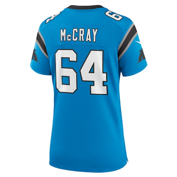Justin McCray Carolina Panthers Nike Women's Alternate Game Jersey - Blue/Black - Image 4