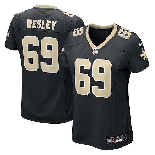 Barry Wesley New Orleans Saints Nike Women's Team Game Jersey - Black