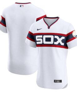 Chicago White Sox Nike Alternate Vapor Premier Elite Patch Jersey - White/Black