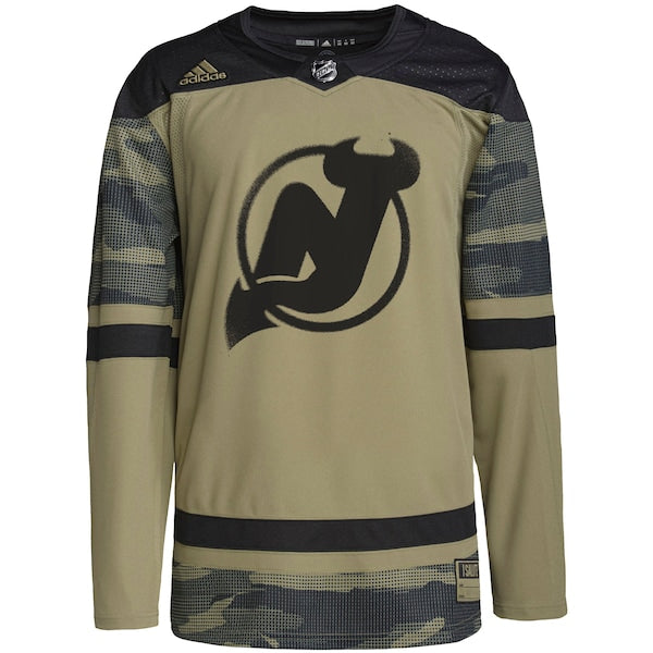 New Jersey Devils adidas Military Appreciation Team Authentic Custom Practice Jersey - Camo - Image 2