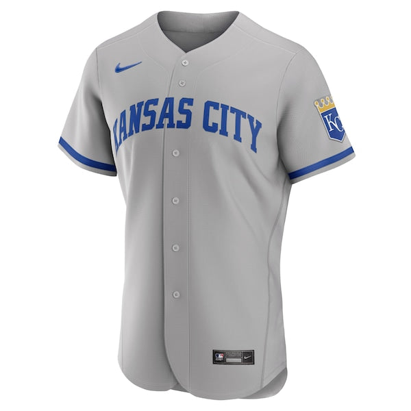 Kansas City Royals Nike 2022 Road Authentic Jersey - Gray - Image 2