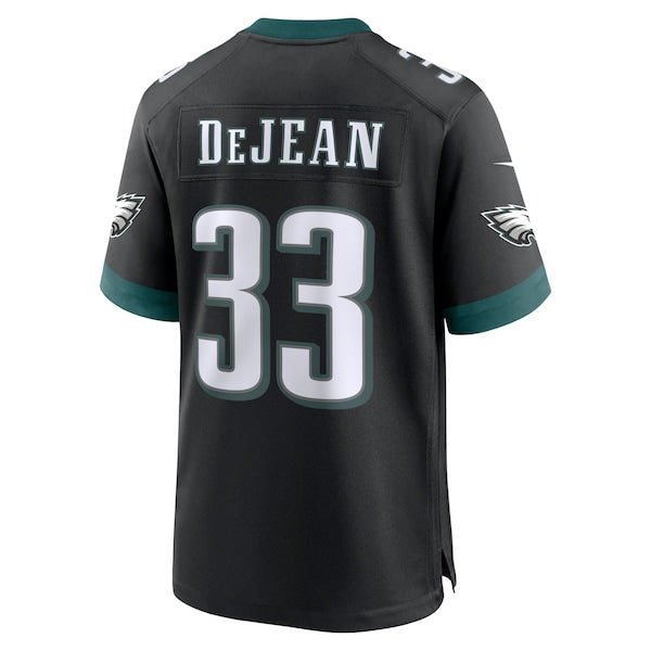 Cooper DeJean Philadelphia Eagles Nike 2024 NFL Draft Alternate Player Game Jersey - Black - Image 3