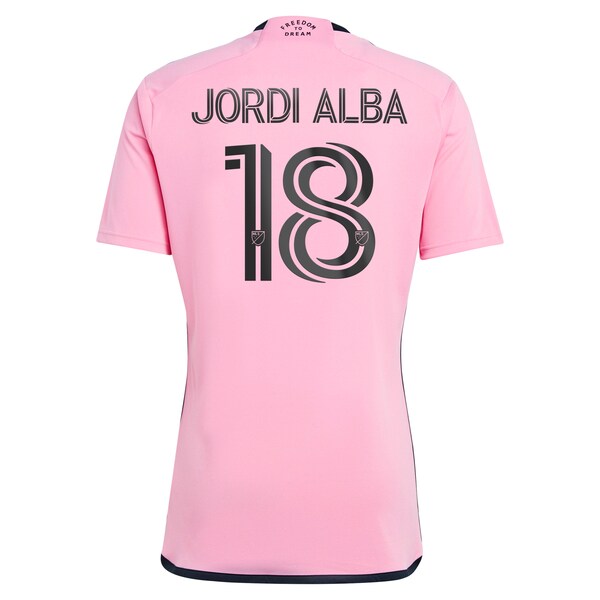 Jordi Alba Ramos Inter Miami CF adidas 2024 2getherness Replica Player Jersey - Pink - Image 3
