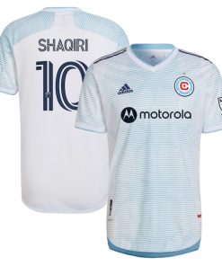 Xherdan Shaqiri Chicago Fire adidas 2022 Lakefront Kit Authentic Player Jersey - White
