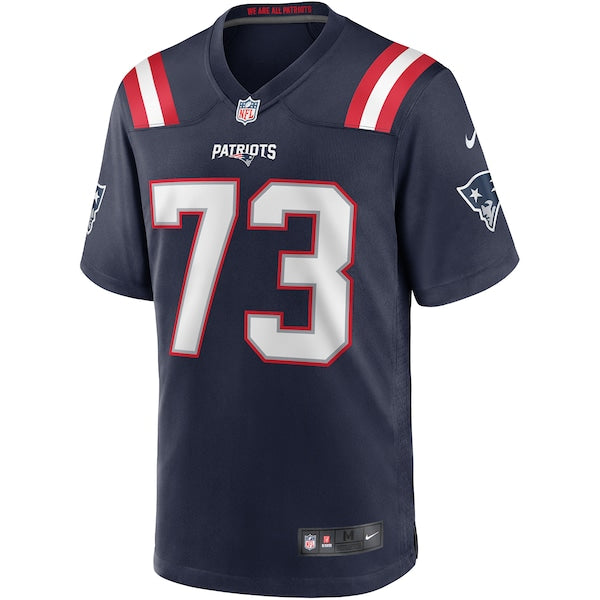 John Hannah New England Patriots Nike Game Retired Player Jersey - Navy - Image 2
