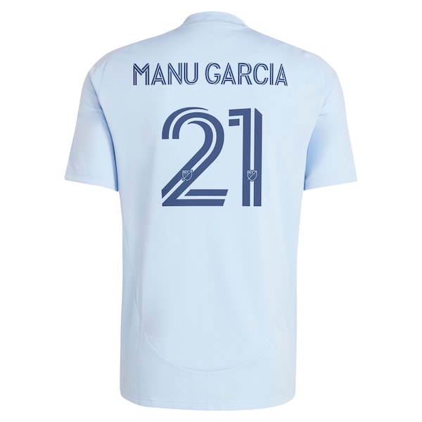 Manu Garcia Sporting Kansas City adidas 2025 One KC Replica Player Jersey - Light Blue - Image 4
