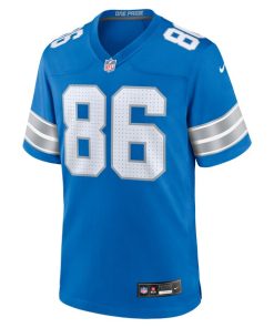 Alternative view of Sean McKeon Detroit Lions Nike Game Jersey -  Blue