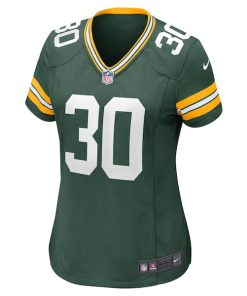 Alternative view of Ahman Green Green Bay Packers Nike Women's Team Retired Player Game Jersey -  Green