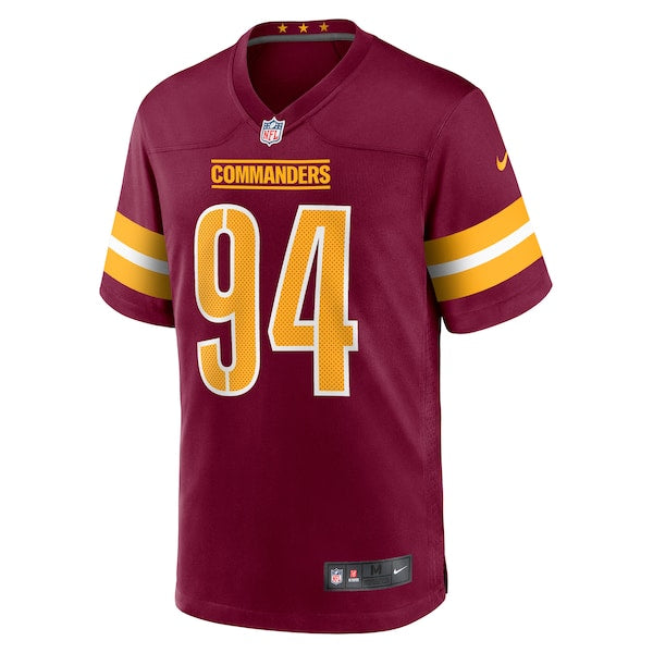 Daron Payne Washington Commanders Nike Player Game Jersey - Burgundy - Image 2