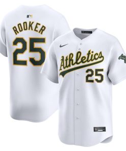 Brent Rooker Oakland Athletics Nike Home Limited Player Jersey - White