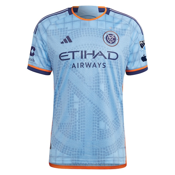 Thiago Martins New York City FC adidas 2024 The Interboro Kit Authentic Player Jersey - Sky Blue - Image 2