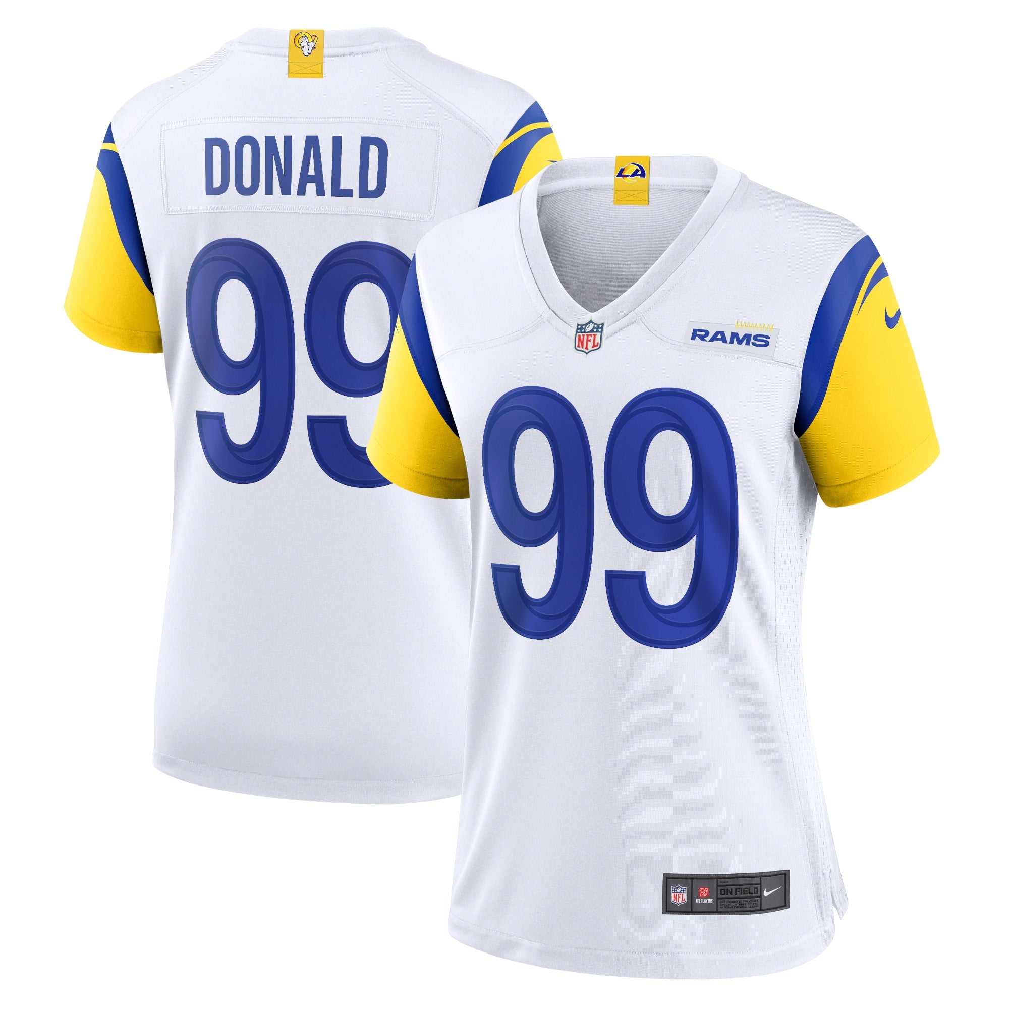 Aaron Donald Los Angeles Rams Nike Women's Player Jersey - Royal/White - Image 5