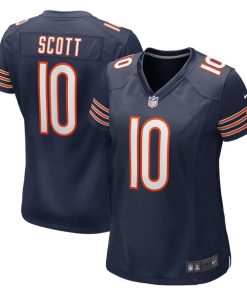 Tyler Scott Chicago Bears Nike Women's  Game Jersey -  Navy