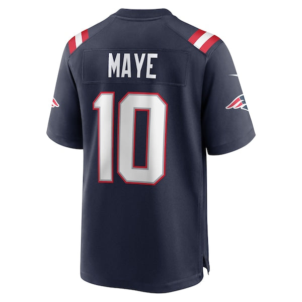 Drake Maye New England Patriots Nike 2024 NFL Draft First Round Pick Player Game Jersey - Navy - Image 3