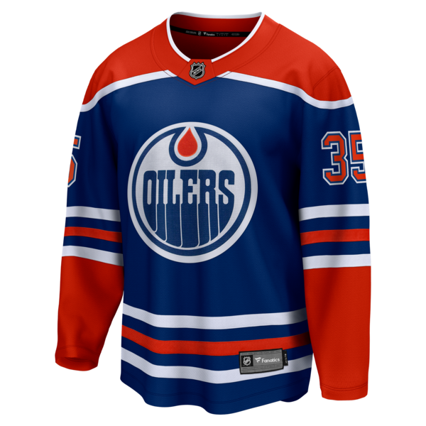 Tristan Jarry Edmonton Oilers Home Premier Breakaway Player Jersey - Royal - Image 2
