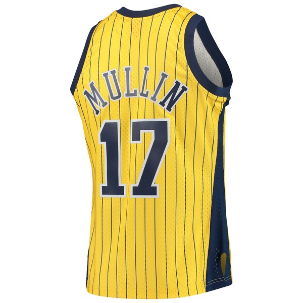 Chris Mullin Indiana Pacers 1999/00 Hardwood Classics Swingman Jersey - Gold - Image 3