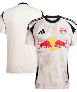 New York Red Bulls adidas 2025 Stone Kit Replica Jersey - Tan