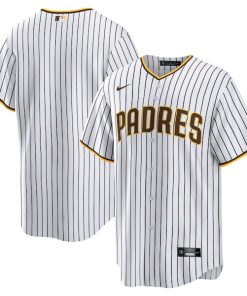 San Diego Padres Nike Home Blank Replica Jersey - White