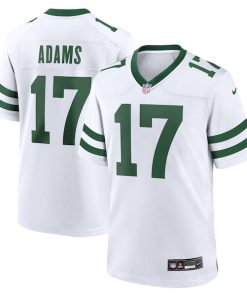 Alternative view of Davante Adams New York Jets Nike Game Jersey - Legacy White/Black