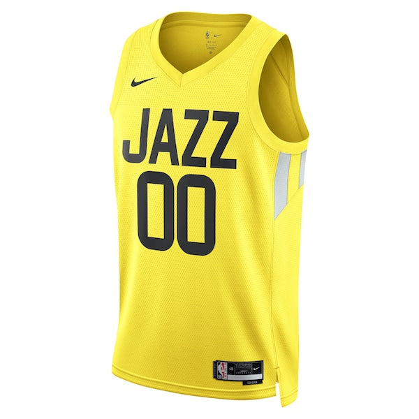 Utah Jazz Nike Unisex Swingman Custom Jersey Gold - Icon Edition - Image 2