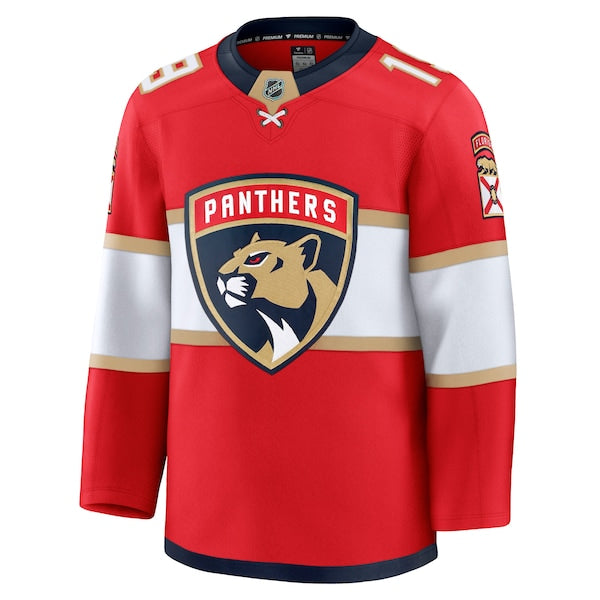 Matthew Tkachuk Florida Panthers Home Premium Jersey - Red - Image 2