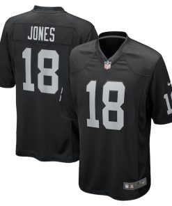 Jack Jones Las Vegas Raiders Nike Team Game Jersey -  Black