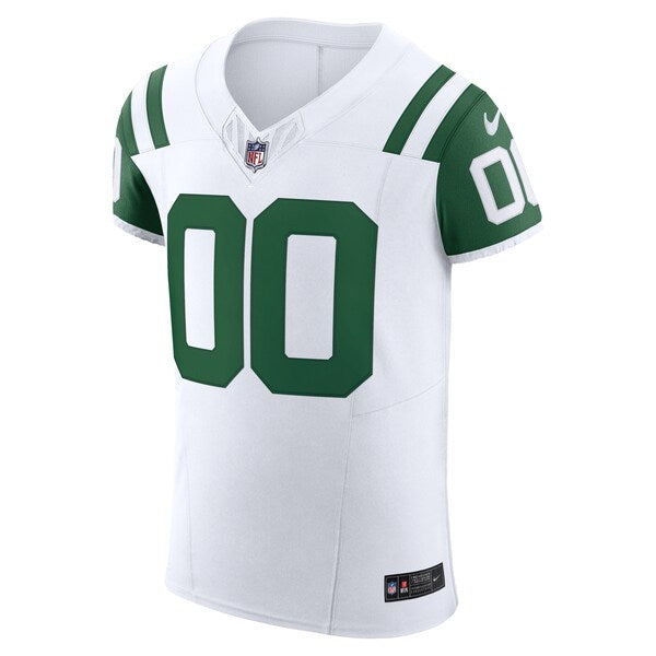 New York Jets Nike Vapor F.U.S.E. Elite Custom Jersey - White - Image 2