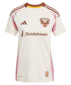 Alternative view of D.C. United adidas Women's 2025 The Soul Kit Replica Custom Jersey - Natural