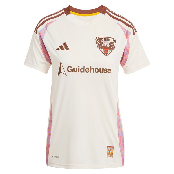 D.C. United adidas Women's 2025 The Soul Kit Replica Custom Jersey - Natural - Image 2