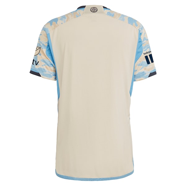 Philadelphia Union adidas 2024 Authentic Secondary Blank Jersey - Tan - Image 3