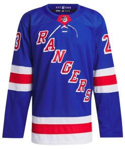 Alternative view of Adam Fox New York Rangers adidas Home Primegreen Authentic Pro Player Jersey - Blue
