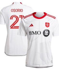 Jonathan Osorio Toronto FC adidas 2024 GTA Kit Replica Player Jersey?¨C White