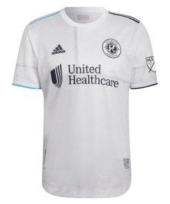 Alternative view of Gustavo Bou New England Revolution adidas 2022 The Fort Authentic Player Jersey - White